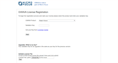 Desktop Screenshot of licenses.gwava.com